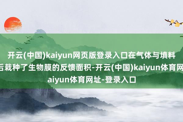 开云(中国)kaiyun网页版登录入口在气体与填料层均匀战斗后栽种了生物膜的反馈面积-开云(中国)kaiyun体育网址-登录入口